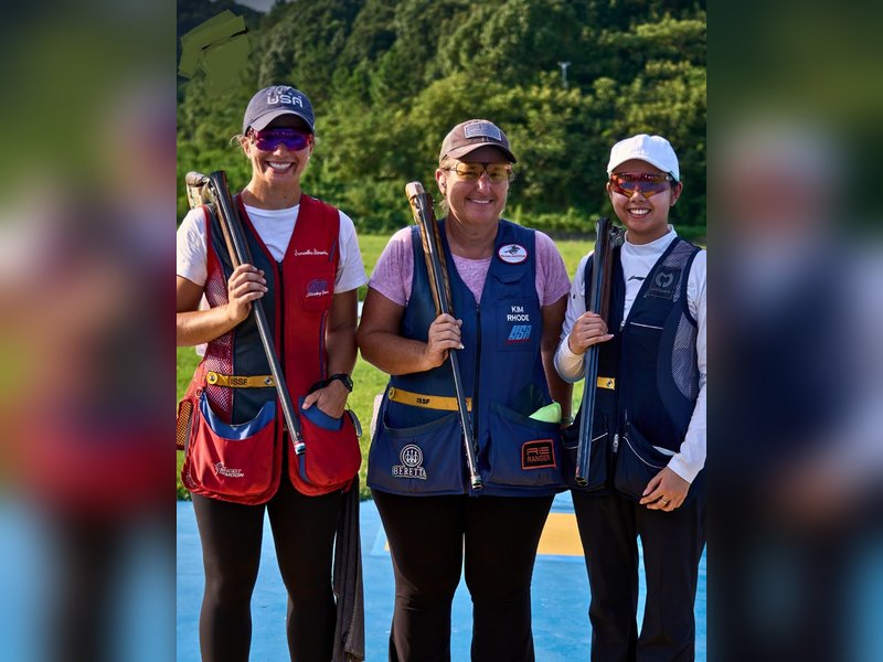 Kimberly Rhode wins 27th World Cup gold with women's skeet victory in the ISSF World Cup in Hangzhou on Thursday. 