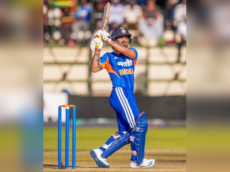Mayank Yadav, Prince Yadav and Vaibhav Sooryavanshi star as India crush Zimbabwe by seven wickets in the first T20I at the Harare Sports Club in Harare on Thursday. Photo credit: IANS 