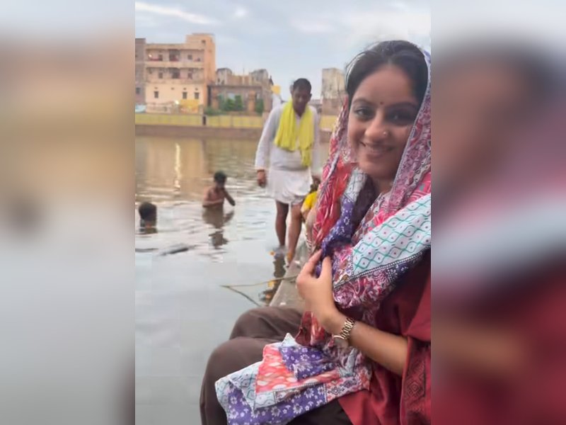 ‘Diya Aur Baati Hum’ fame Deepika Singh shares glimpse of her spiritual journey in Vrindavan
