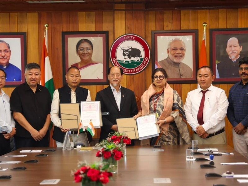 Sports to get facelift in Dimapur after Nagaland government and SAI sign historic MoU in Dimapur on Friday. Photo credit: SAI Media