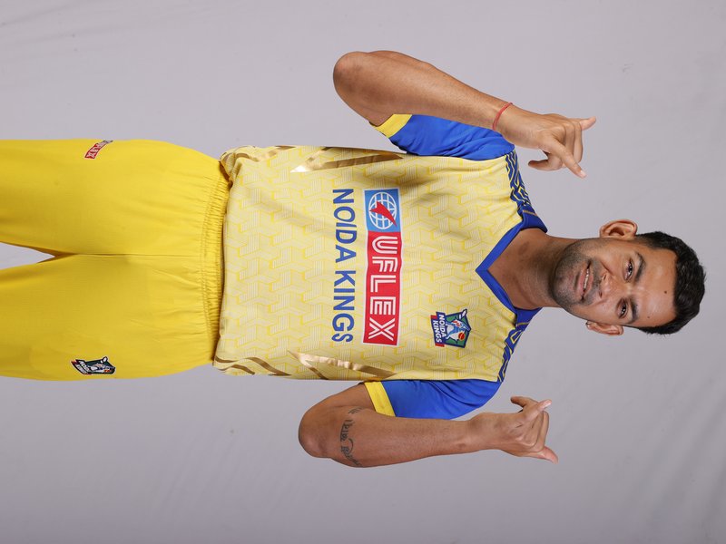 Shivam Chaudhary tops opening phase of auction with INR 21 lakh bid in UPT20 League Season 4 in Agra on Friday. Photo credit: UPCA