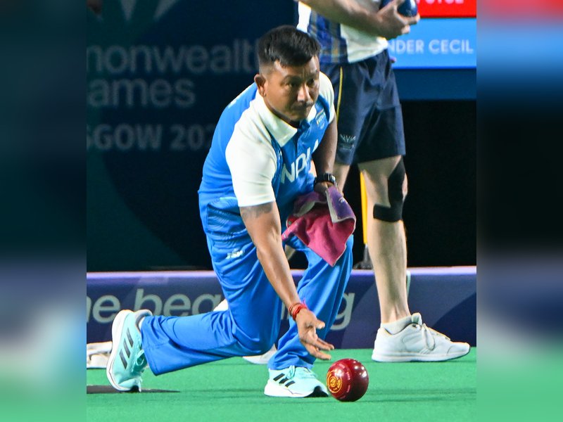 Putul Sonowal continues good run in 2026 Commonwealth Games, beats Alexander of the Falkland Islands in the Men's Singles sectional play in Glasgow on Friday. Photo credit: IANS 