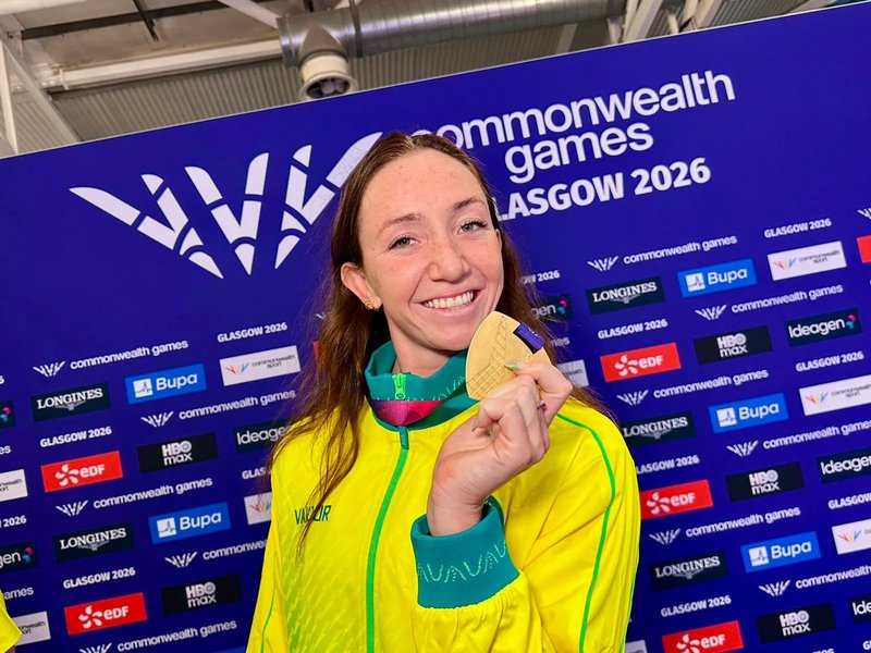 Australia grab three gold medals to lead charge in swimming and para-swimming competitions at the 2026 Commonwealth Games in Glasgow on Friday. Photo credit: Glasgow2026/X