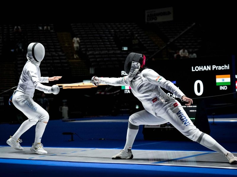 Historic breakthrough: Indian Épée fencers record best-ever World Championship finish in Hong Kong. Photo credit: FIE