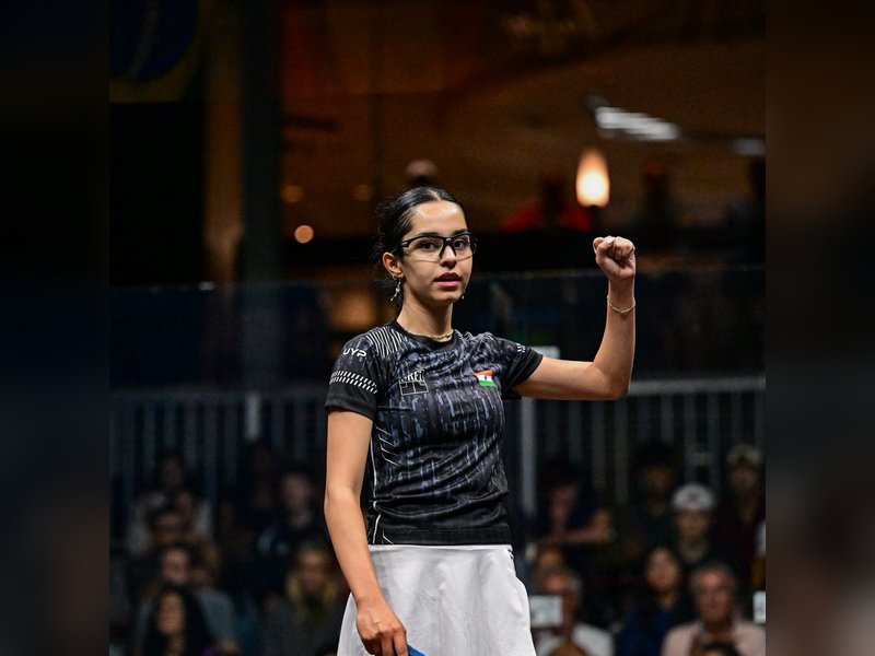 Anahat makes history, becomes World Junior squash champion by winning the title at Nigara-on-the-Lake in Ontario, Canada. Photo credit: World Squash/X