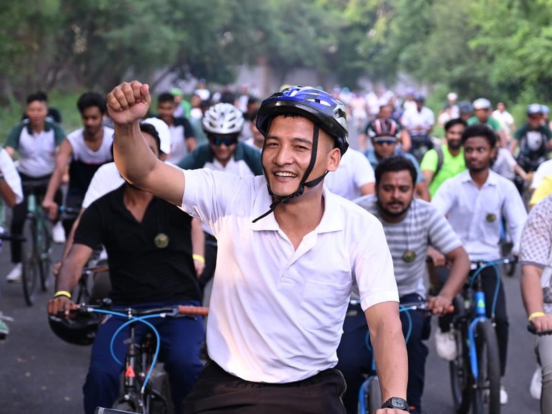 Fit India’s ‘Sundays on Cycle’ pays tribute to Kargil heroes; volunteer programme launched (Credit: SAI)