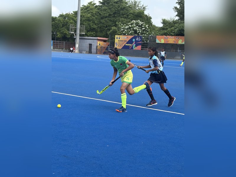 Roundglass Academy sets new record with 41-0 win in the 4th Hockey India Sub Junior Women Academy Championship 2026 - Zone A & B and the 4th Hockey India Junior Women Academy Championship 2026 - Zone A & B  in Gwalior, Madhya Pradesh on Monday. Photo credit: Hockey India