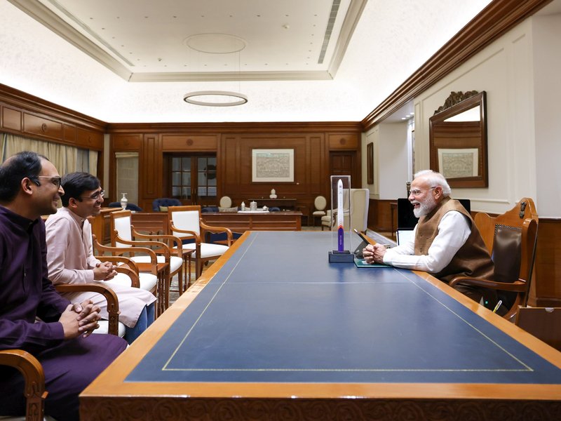 Skyroot’s energy reflects vibrant spirit of India’s space ecosystem: PM Modi (Photo: @narendramodi/X)