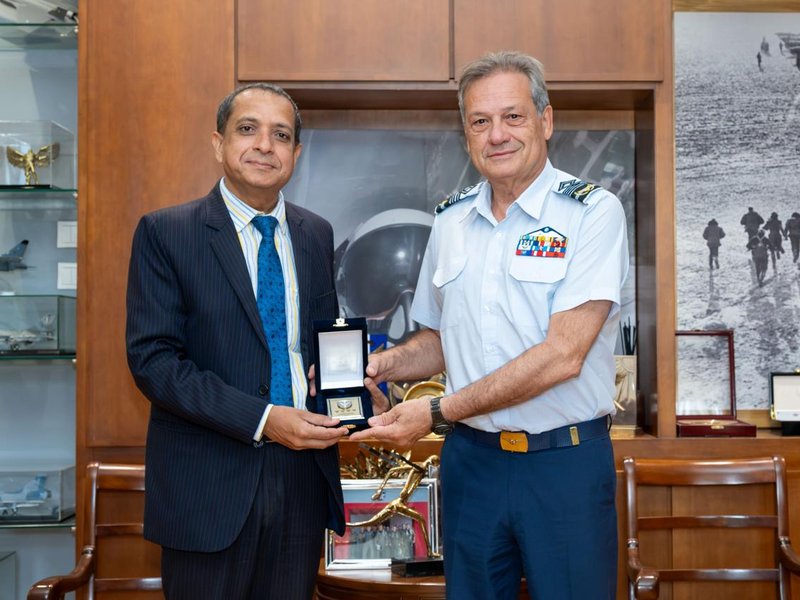 India and Greece discuss ongoing initiatives of cooperation between both Air Forces