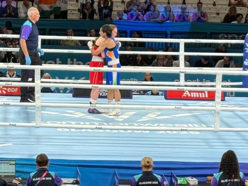 Preeti assures India of another boxing medal, enters women’s 54kg semifinals at the Commonwealth Games 2026 in Glasgow on Tuesday. Photo credit: IANS
