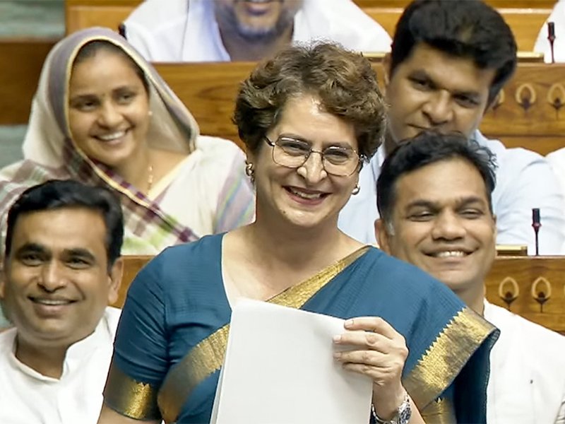 Change angle of heart, not video camera: Priyanka Gandhi’s advice to PM Modi