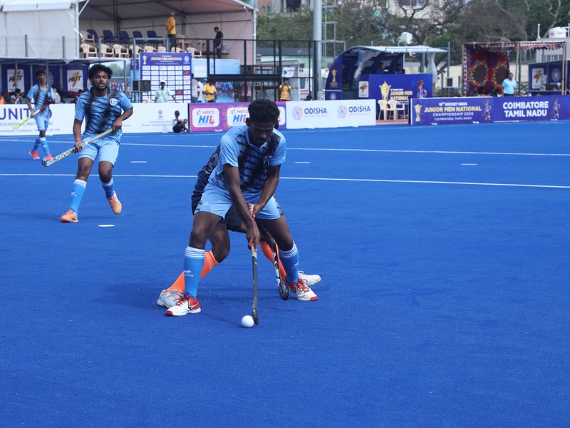 Himachal, Uttarakhand, AP start with wins on Day 1 of 16th Hockey India Junior Men National Championship 2026 at the Coimbatore Hockey Ground in Coimbatore on Tuesday.  Photo credit: Hockey India