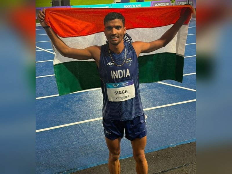सीडब्ल्यूजी 2026: गुलवीर सिंह ने पुरुषों की 10,000 मीटर दौड़ में जीता सिल्वर