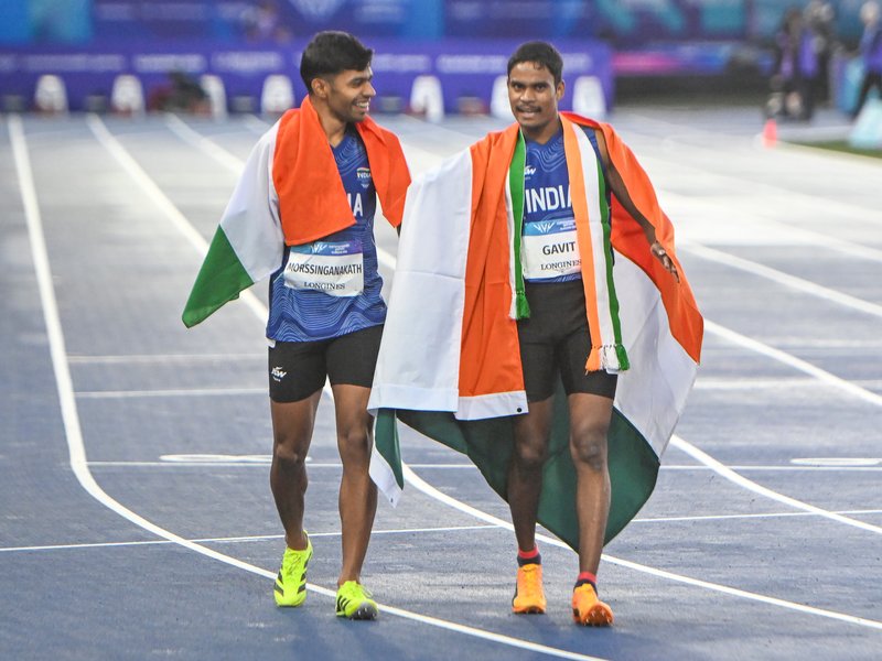 CWG 2026: Defence Min Rajnath Singh congratulates Gavit, Mohammed Basil on 1-2 finish