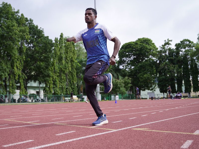 Dilip Mahadu Gavit wins gold with Games record as India seals historic 1-2 in Men’s 100m T47 with Mohammed Basil Morssinganakathi bagging silver in the Commonwealth Games 2026 at Glasgow on Wednesday. Photo credit: SAI Media file picture