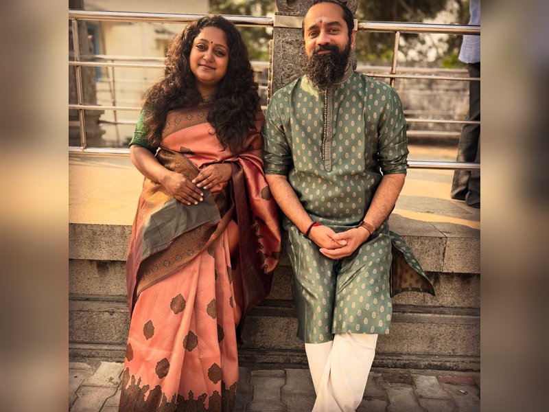 'Fauzi' music director Vishal Chandrasekhar tells wife: Thank you for being my constant through every season of change! (Photo Credit: Vishal Chandrasekhar/Instagram)