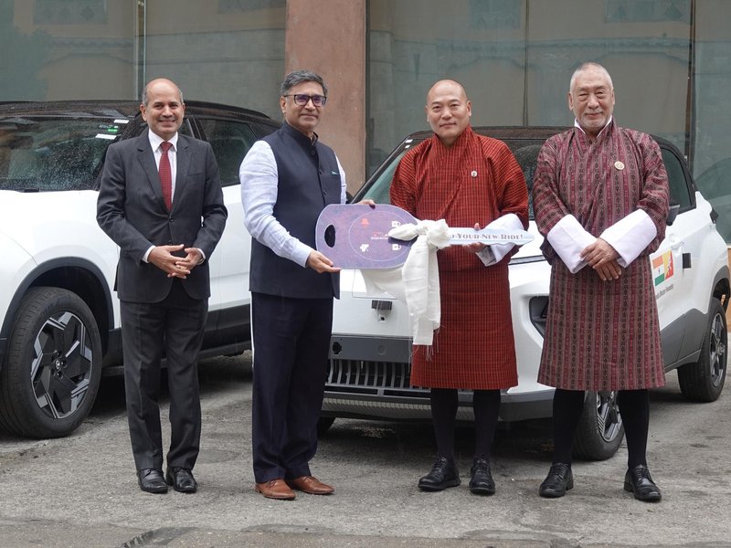 Foreign Secretary Misri reviews India-supported projects in Bhutan, hands over 45 EV cars