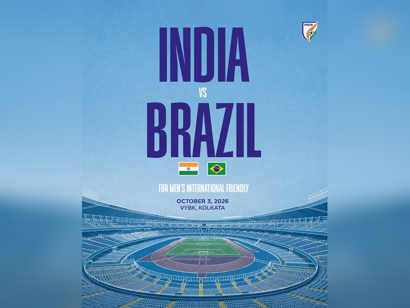  India to play five-time world champions Brazil in a friendly in Kolkata 