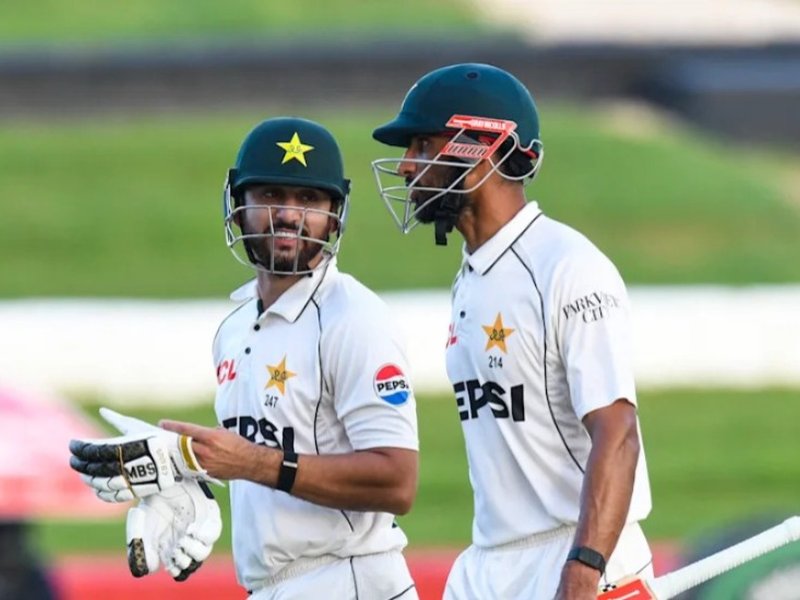 Finger fracture forces Pakistan's Masood out of second Test against WI
