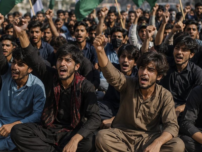 Pakistan: Students stage protest against digital library closure in Balochistan