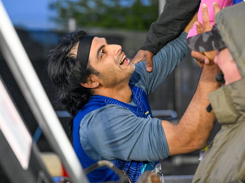 Neeraj Chopra qualifies for Diamond League final after finishing sixth following the end of the Zurich, Switzerland, on Thursday. Photo credit: IANS