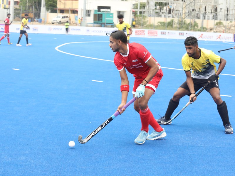 Uttarakhand, Chandigarh win in Division B; Uttar Pradesh, Punjab, Odisha in Division A of the 16th Hockey India Junior Men National Championship 2026 at the Coimbatore Hockey Ground in Coimbatore on Saturday. Photo credit: Hockey India