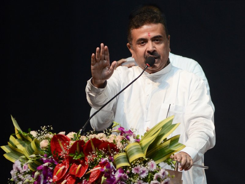 Kolkata: West Bengal Chief Minister Suvendu Adhikari addresses an anti-fundamentalism literary programme at Rabindra Sadan in Kolkata, West Bengal, on Saturday, August 1, 2026. (Photo: IANS/Kuntal Chakrabarty)