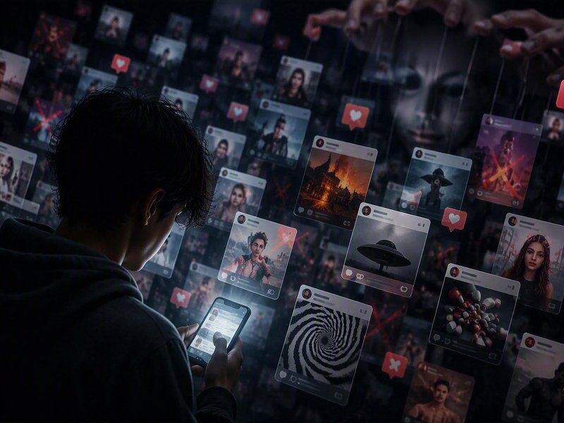 How algorithm-driven social media feeds GenZ with fake content