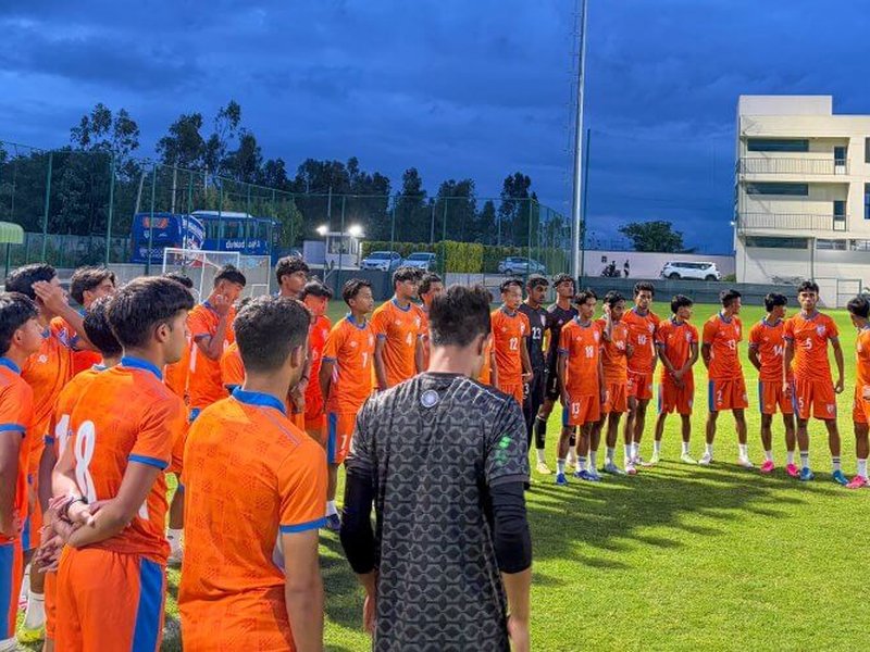 India unveil 30-member squad for Singapore tests ahead of AFC U20 qualifiers (Credit: AIFF)