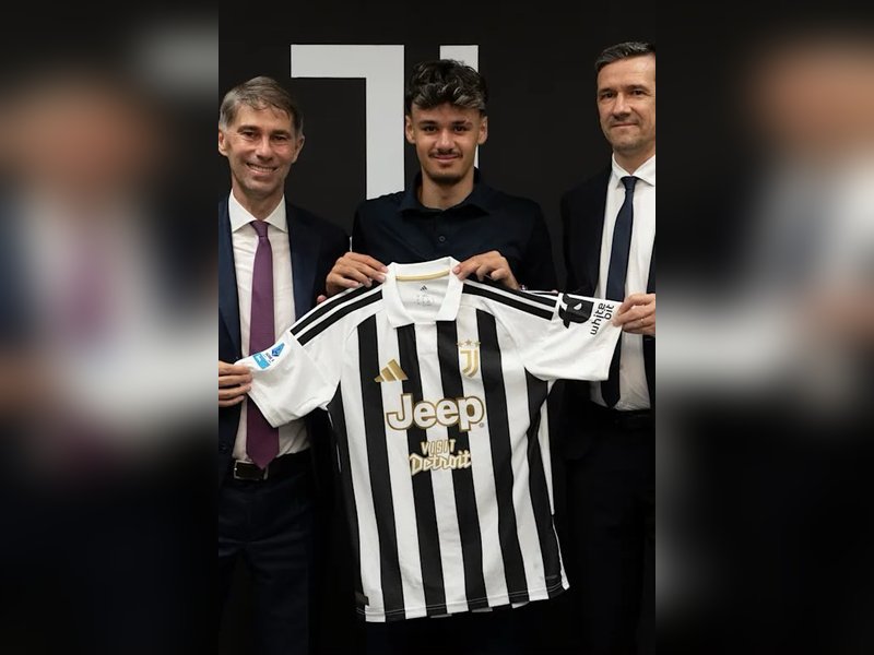 Juventus sign Bosnia forward Kerim Alajbegovic from Bayer Leverkusen (Credit: Juventus)