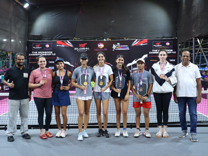 Harsh Mehta, Arjun Singh take home top honours at Monsoon Pickleball Championship played at Andheri Sports Complex.in Mumbai. Photo credit: 