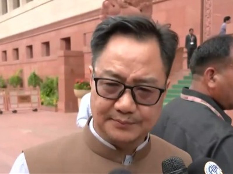 ‘Created ruckus, not participated’: Kiren Rijiju slams Oppn as govt pass two bills (Photo: IANS)
