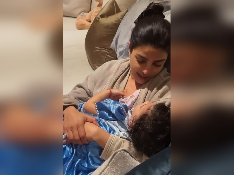 Priyanka Chopra teaches Durga Saptashati mantras to daughter Malti