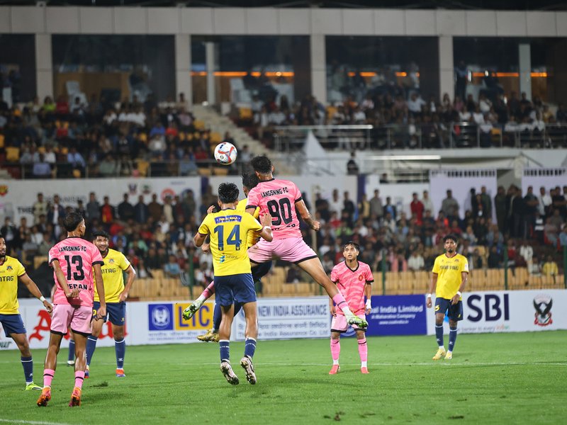 Langsning FC make memorable debut with five-goal victory over Mumbay FC in the 135th Durand Cup in a Group E fixture of the 135th IndianOil Durand Cup at the Jawaharlal Nehru Stadium on Monday. Photo credit: Durand Cup