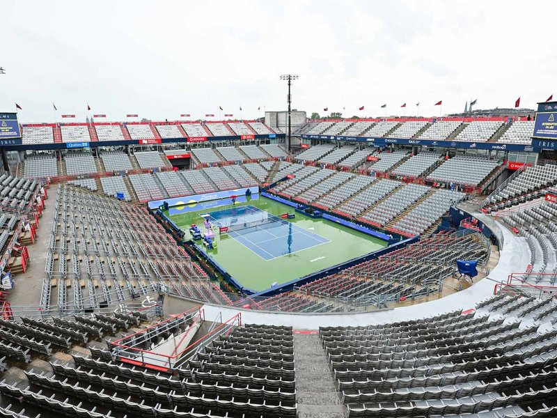 Rain delays start of play at Canadian Open/Montreal Masters, the sixth ATP Masters 1000 event of the season, in Montreal, Canada, on Monday. Photo credit: ATP Tour