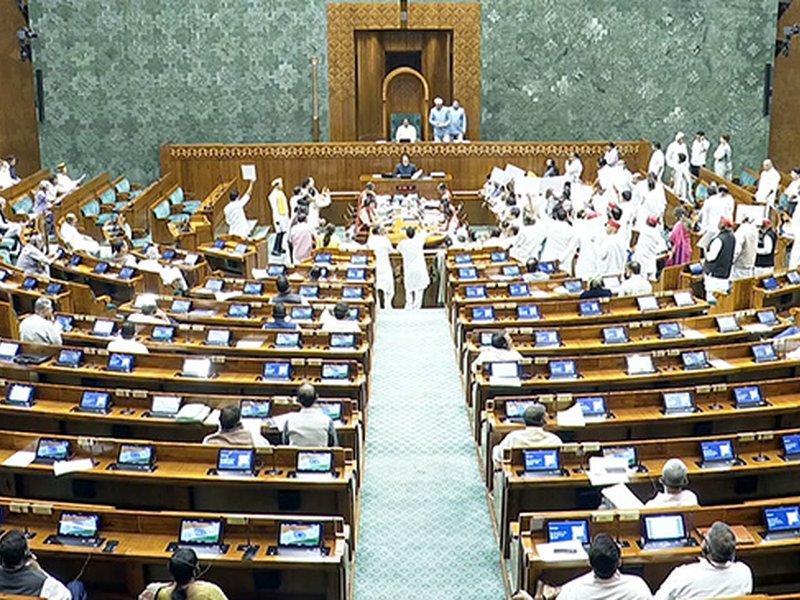 Lok Sabha approves Appropriation Bill amid Opposition din