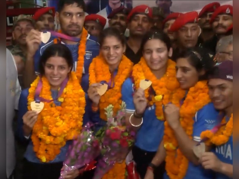 भारत लौटने पर भारतीय टीम का भव्य स्वागत, खिलाड़ियों ने सरकार और सहयोगी संस्थाओं का जताया आभार