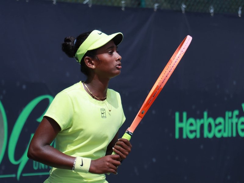Srishti Jain's efforts go in vain at World Tennis U-14 Junior Team Finals as India lose 1-2 to Italy in the Group 4 Round Robin stage match in Prostejov, Czechia, on Tuesday. Photo credit: KSLTA