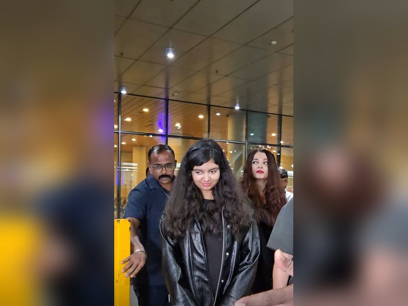 Aishwarya Rai Bachchan, Aaradhya greet airport staff with ‘Namaste’ as they return from US trip