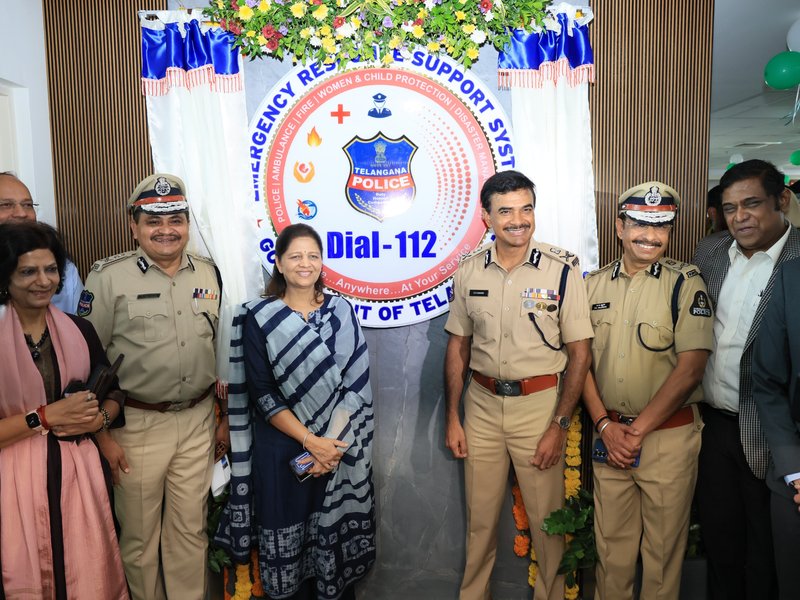 Telangana Police launches AI-enabled emergency response support system (Photo: IANS)