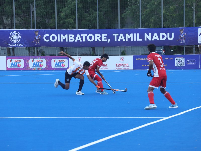 Odisha, Punjab, Jharkhand and Madhya Pradesh win in their respective quarterfinals of the 16th Hockey India Junior Men National Championship 2026 – Division 'A' in Coimbatore on Wednesday. Photo credit: Hockey India