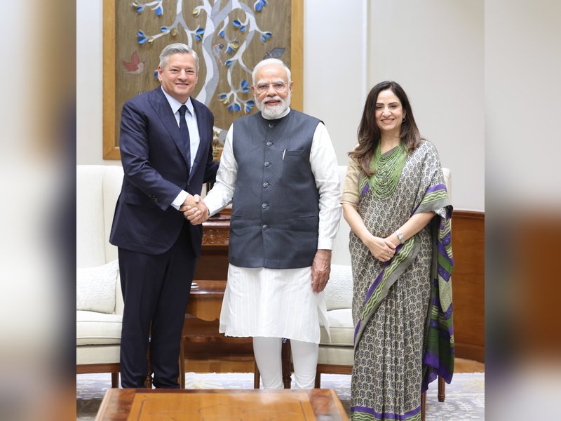 Netflix Co-CEO Ted Sarandos meets PM Modi, announces 'Netflix India Storytelling Initiative’ 