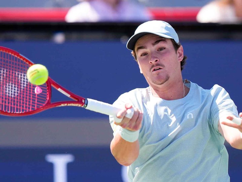 Joao Fonseca stuns Stefanos Tsitsipas after late drama during their Montreal Masters clash in Montreal, Canada, on Wednesday. Photo credit: ATP Tour