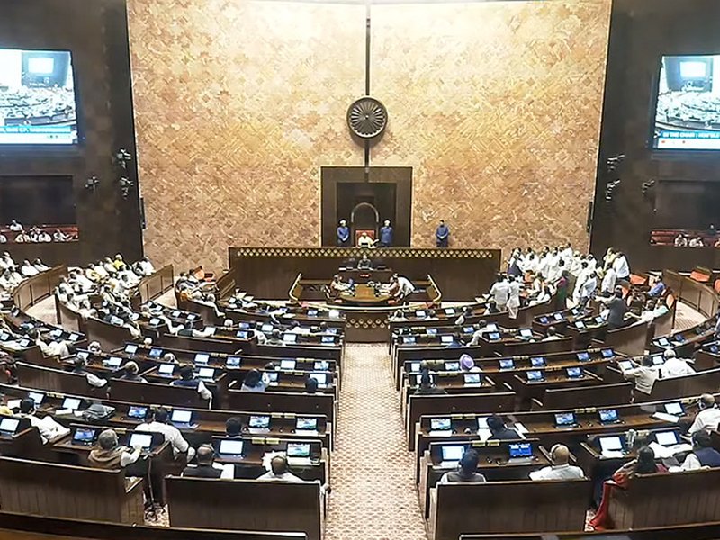 राज्यसभा में 'भारत छोड़ो आंदोलन' का स्मरण, स्वतंत्रता सेनानियों को दी श्रद्धांजलि