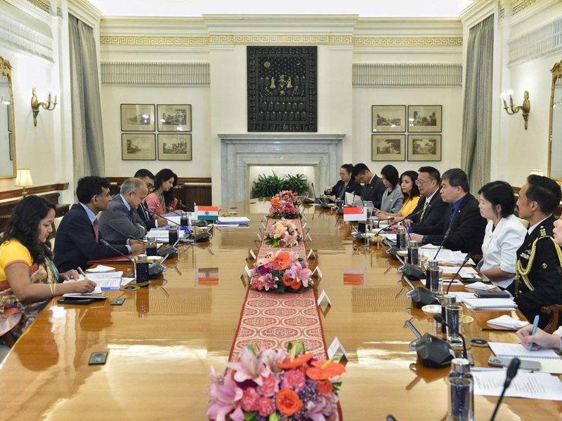 India and Singapore review progress in bilateral and multilateral cooperation