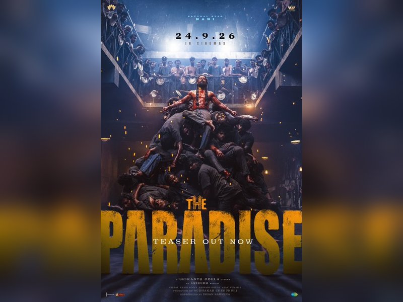 Nani's 'The Paradise' teaser packs a punch; Film to hit screens on September 24 (Photo: SLV Cinemas/X)