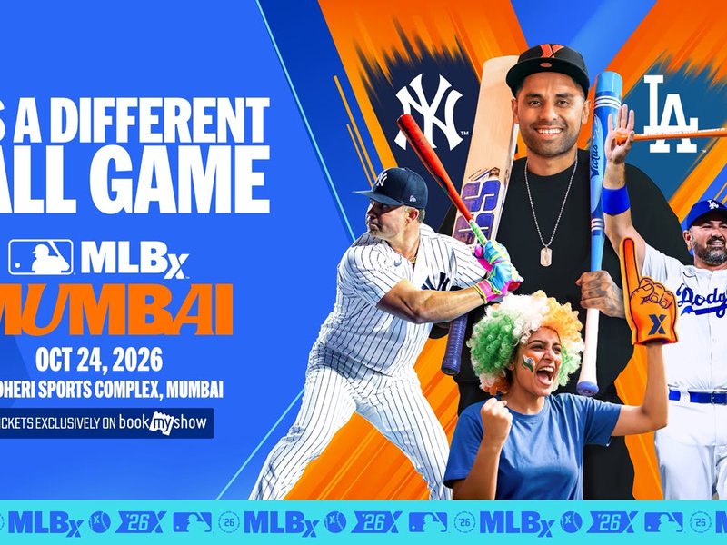 Mumbai to host T20 version of baseball in MLB innovation match at the Mumbai Football Arena on October 24. 