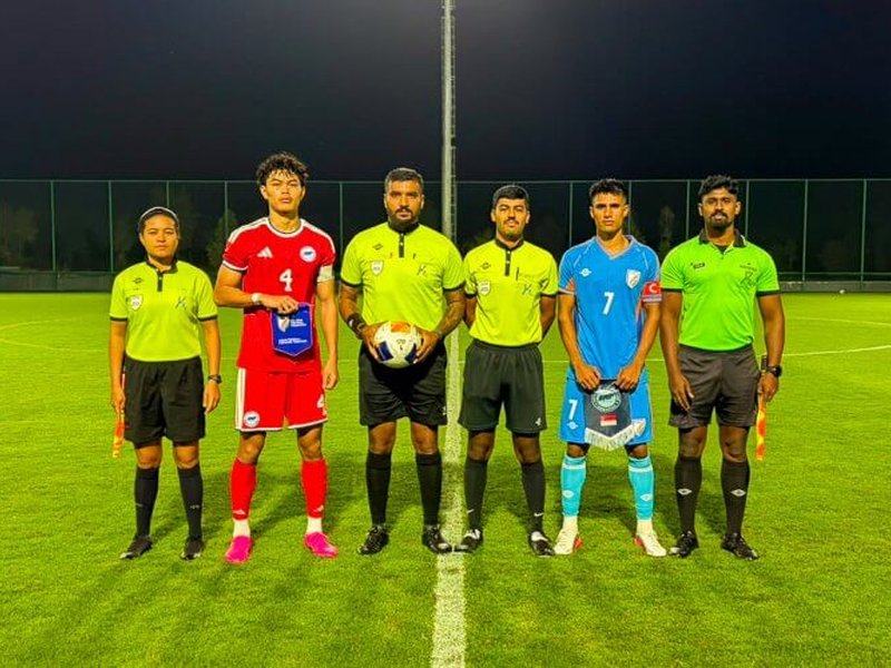 India U20 men win second friendly against Singapore. Photo credit: AIFF