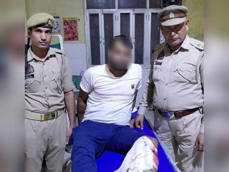 फिरोजाबाद में पुलिस से मुठभेड़ में एक बदमाश घायल, साथी भी गिरफ्तार