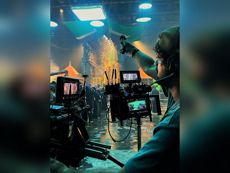 Saiju Kurup's 'Harivarasanam' director drops update; shares BTS picture from sets  (Photo: Rajesh Nair/Instagram)